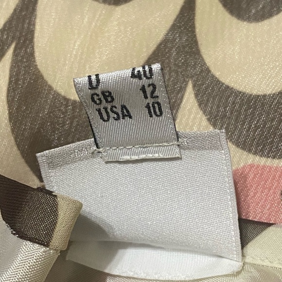 PAOLA FRANI Vintage Sequined Floral Geometric Italian Silk Pencil Skirt … - Picture 6 of 12